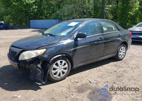 2009 Toyota Corolla Le z USA, uszkodzony, nr VIN 2T1BU40E39C026899
